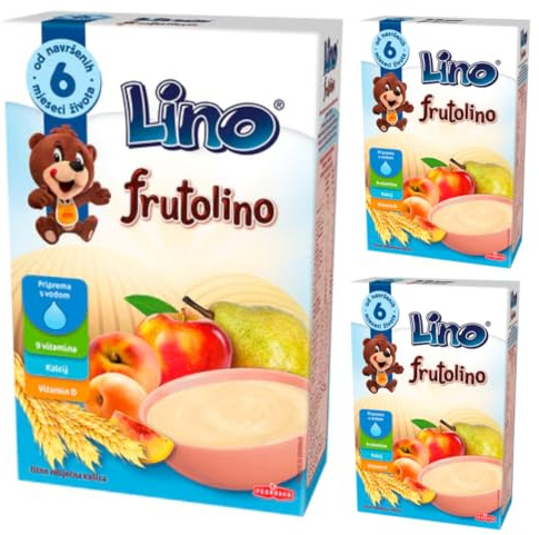 Pufai Lino Frutolino porridge neonato Muesli Cornflakes cereali 200 grammi x 3 scatola