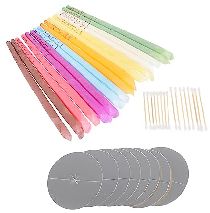 ORFOFE Velas Oídos Kit De Aromaterapia Varillas Aromáticas Para Limpieza De Cera De Oídos Casa