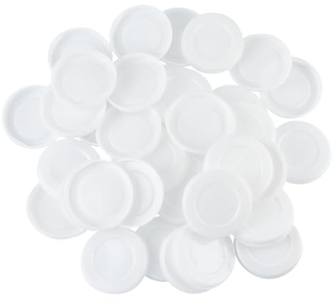 DELORIGIN Lot de 100 embouts d'expédition en plastique de 80 mm pour documents papier, posters, carton, tubes d'expédition