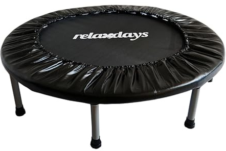 Relaxdays Trampoline d'intérieur Ø95 cm, Mini Trampoline Pliable jusqu'à 100 kg, Sport & Gymnastique, Choix de Couleurs