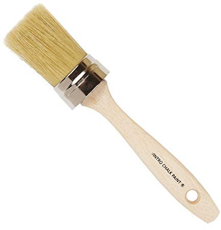Vintro | Chalk Paint Wax Brush | 25mm Natural Bristle Brush For Furniture Paint, Waxing and Glazing.