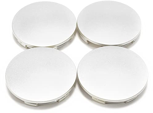 RhinoTuning 4 Stück Radnabenkappen für Rota Rays Nabendeckel OD 65 mm ID 62 mm, Silber Radnabenabdeckung Geeignet für 17 TE37 RE30 CE28n Rad, Felgendeckel