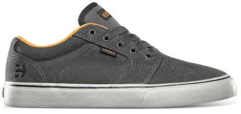 Etnies herr Barge LS Skate-sko, Mörkgrå/svart/orange, 7 UK, Mörkgrå svart orange, 41 EU