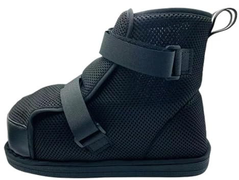 AQUASHIELDING Verstellbare Wanderstiefel, Wiederherstellungs-Gips Schuhüberzüge, atmungsaktive postoperative Schuhe, medizinischer Stiefel, orthopädischer Schuh für die Postoperation,XL