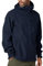 Runcati Herren Regenjacke Leichte Kapuzenjacke Windbreaker Wasserdicht Außenbereich Sport Wandern Regenmantel Dunkelblau XL