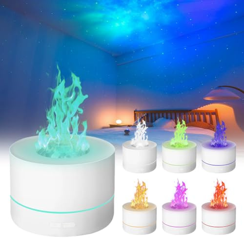 Diffuseur d'arômes, projecteur, 7 couleurs, diffuseur d'huiles essentielles, arrêt sans eau, humidificateur d'air, diffuseur d'huiles parfumées, diffuseur d'huile parfumée, diffuseur de parfum