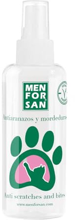 Menforsan Antigraffio e Anti-Morso 60 Ml, Prodotto Educativo Naturale per Gatti
