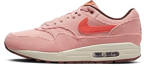 Nike Unisex Air Max 1 Premium Sneaker, Coral Stardust/Bright Coral/Oxen Brown, 40
