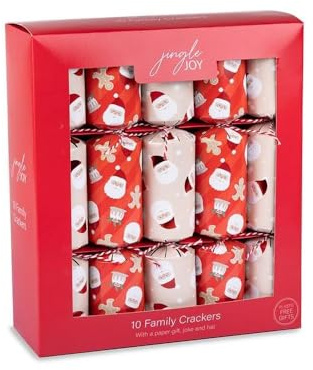 Classic Christmas Party Cracker for loved ones.Birthday Party cracker, Luxury Christmas Crackers,Luxury Xmas Gift Santa Family Crackers.