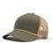 CLAPE Unisex Mesh Trucker Cap Atmunsaktive Sommer Kappe High Crown Baseball Cap Structured Basecap mit Netz Verstellbar Outdoor Schildkappe GreenKhaki DTK241