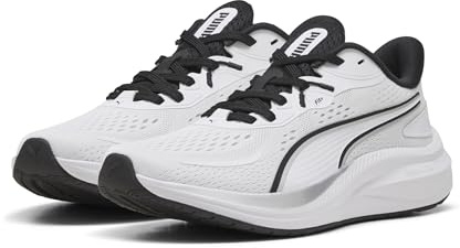 Puma Skyrocket Lite - Sneaker Unisex per Adulti, 2 Bianco Argento Nero, 44 EU