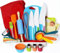 Kids Cooking and Baking Supplies Set with Gift Storage Box, Complete Junior Chef Cooking Kit, Girls & Boys Childrens Real Bakeware Accessories Tools, Real Cookware and Baking Utensils Sets for Kids