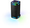 Sony ULT Tower 9 - Ultimativer Bluetooth-Party-Lautsprecher, 25 Stunden Batterie- und Netzbetrieb, 2 ULT Power Sound Modi, X-Balanced Speaker, 360° Beleuchtung & Sound, Karaoke-Eingänge - Schwarz