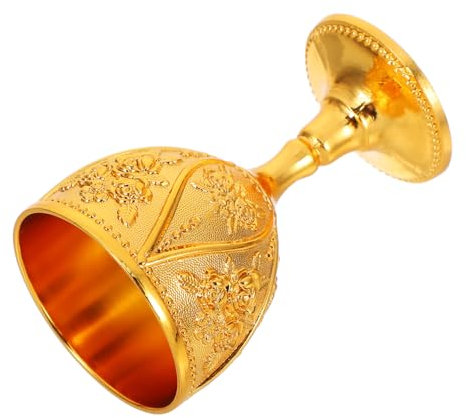 GLEAVI Gobelet Vintage Avec Motif Floral Relief à Élégant Pour Fête Communion Et Décoration Intérieur