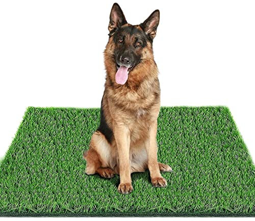 STARROAD-TIM 80 * 100 cm Hundetoiletten Kunstrasen Outdoor Hundeklo für Zuhause Hundetoilette Wohnung Hundetoilette Balkon Wiederverwendbare Trainingsunterlagen für Hunde Rasen Dekoratio