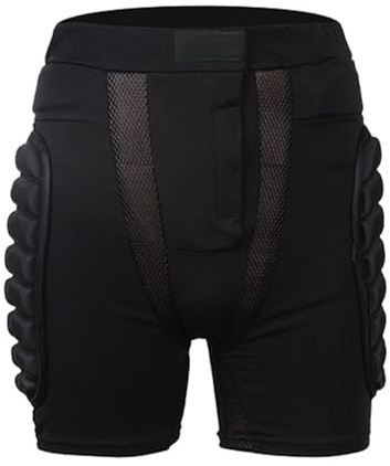 Protections 3D pour les hanches - Short et pantalon - Rembourré - Pour ski, patinage, snowboard
