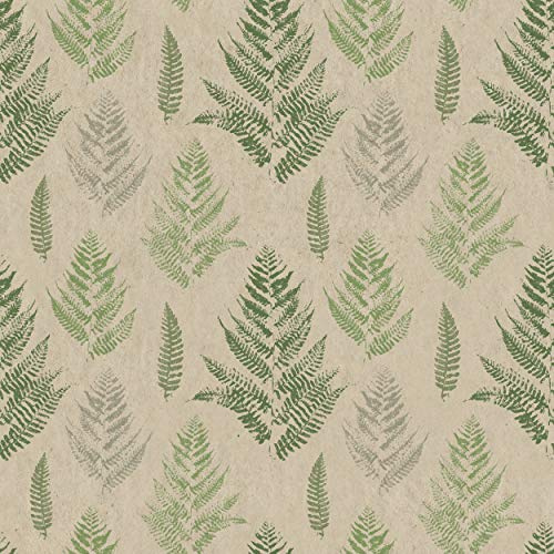 Tischdeko 25 Stück Serviette umweltfreundlich 100% Recycling Farn Pattern