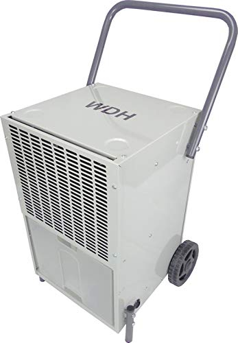 Aktobis Secador de edificios, Deshumidificador profesional WDH-35B de metal con una capacidad de deshumidificación de hasta 42 litros/día