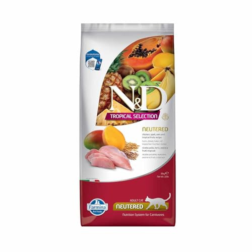 FARMINA ND Cat Tropical Selection Neutered Poulet 10 kg