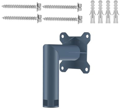 Support mural robuste résistant aux intempéries - Support mural court - Design robuste - Support pour matériel de montage satellite