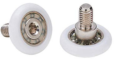 Ricambi & Box Doccia Cuscinetti Ruote per Box Doccia, Diametro 22 mm, Set 2 Pezzi EC-3305