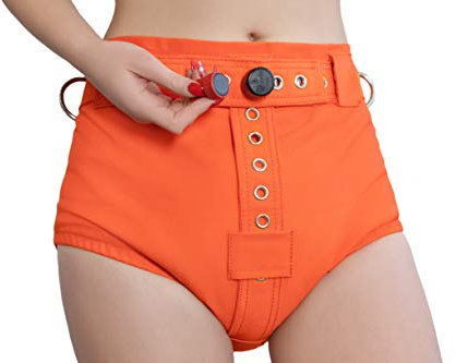 Prison Anti-Windel-Entfernungs-Bezug mit Segufix-Schloss und Schlüssel ABDL (XXL)