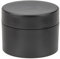 GLOREX 6 1603 204 Barattolo per crema vuoto per cosmetici casa, 100 ml, nero, a doppia parete