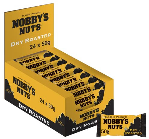 Nobby's Nuts Classic Dry Roasted Peanuts 50 g (Case of 24)