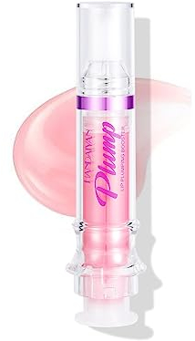 Huile à Lèvres Repulpante à l'Extrait de Piment - Gloss Instantané, Baume Teinté Hydratant, Réparateur Jour et Nuit (01#)