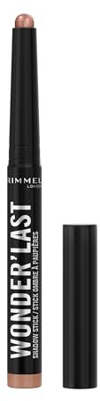 Rimmel Wonder'Last Shadow Stick, 003 Copper Wink, Easy To Apply, One Swipe Eyeshadow, Lasts All Day, Ultra-Creamy Formula, Buildable, Smudgeproof, Vegan