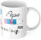 geschenke-fabrik.de - Taza con texto - Papa Loading 2025 - Regalo para futuros padres - Anunciar el embarazo - Día del Padre - Baby Loading