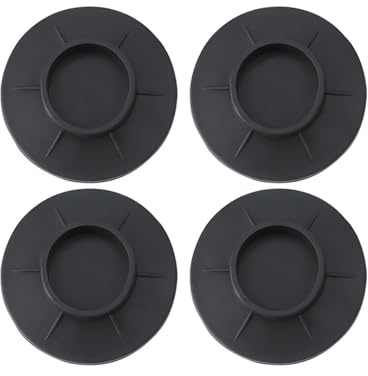KGDUYC 4 pièces amortisseur de vibrations pour machine à laver - coussin en silicone portable anti-vibration, pour toutes les machines à laver standard, base, isolation phonique, base antidérapante