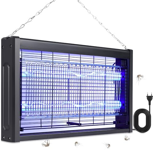 Moskito Killer Lampe, 20W Light Fly Zapper, Fliegenvernichter, elektronischer Insekten- und Fliegenvernichter für Haus, Garten, Hof und gewerbliche Küche