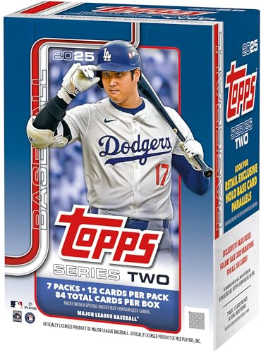 2025 Topps Baseball Series 2 - Sigillato in fabbrica - Confezione risparmio
