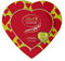 Lindt San Valentino Scatola Regalo Cioccolatini Lindor a Forma di Cuore al Cioccolato al Latte e Ripieno al Pistacchio, in confezione 82g