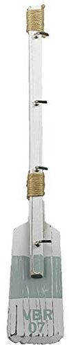 Artibetter Ancla Marina Madera Tema Soporte de Pared Decorativo Oar Playa Gancho Montaje en Pared Ganchos Cocina Baño Ganchos de Suspensión para Bolsos Abrigos Y Más Madera Flotada