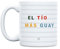 UO Taza de Regalo con Mensaje Taza El tío más Guay, Regalo para tíos, Regalo Original Hermanos, Regalo Amigo Invisible Original, 350 ml, Cerámica