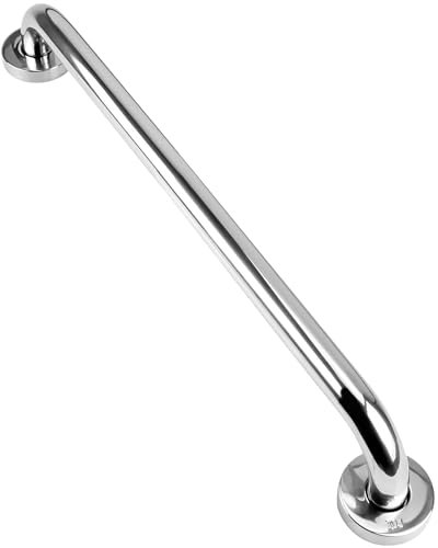 Oruiiju Barre d'Appui, Maintien Poignée Douche en Acier Inoxydable 304, 50cm Barre d'Appui Salle de Bain,pour baignoire,toilettes, salle de bain, rampe d'escalier