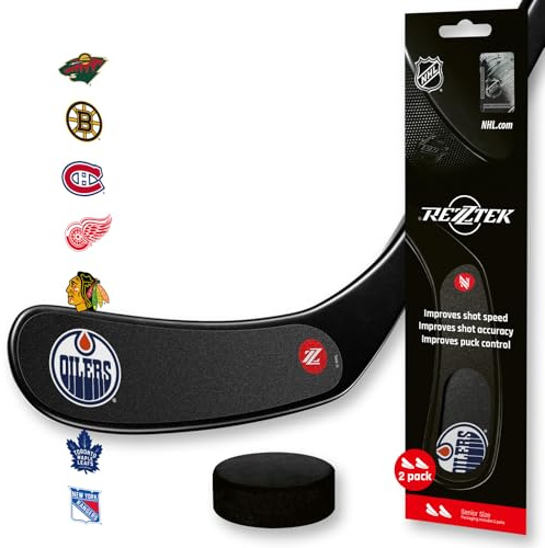 Rezztek Edizione NHL – Alternativa al nastro per bastoni da hockey – Grip ad alte prestazioni per la lama del bastone per bambini – Per lame da hockey su ghiaccio e da strada – Usato dai giocatori NHL
