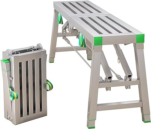 Échafaudages pliants, Plate-Forme de Travail en Acier, échafaudage de soudage, Tour, échelle, Tabouret, Banc pour Le Lavage des véhicules, Le Nettoyage des vitres, la décoration, Charge Maxi