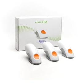 Dexcom G6-sensorapplikator, 3-pack, sensor, applikator (3 stycken), glukosmätning, blodsocker, glukos, mätning av blodsocker, blodtryck, CGM-system, ny