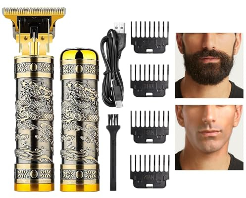 Tagliacapelli per Uomo | Rasoio Da Barba Ricaricabile Per Uso Umido E Secco - Tagliacapelli per Taglio Capelli e Regolabarba per Uomo,per Papà Marito Compleanno Vacanza Festa Casa