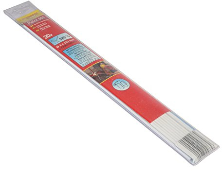 ROTHENBERGER Industrial Neusilber-Hartlot | ROLOT 601, Ø 2 mm, Länge: 300 mm, 20 Stäbe, 2x333 mm | Zusammensetzung: Kupfer 50%, Zinn 40%, Nickel 10% | 35600