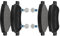 F.BECKER_LINE Bremsbeläge Vorne (10410914) passend für CITROEN C1 PEUGEOT 108 Aygo