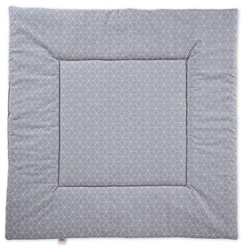 FabiMax Laufgittereinlage für Laufgitter 100x100 cm, graue Würfel