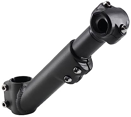 WEERAS Ausziehbare Vorbaute, 160 mm-200 mm Riser Vorbau für Normale Lenker und Tandem-Fahrräder, Rücksitz-Lenker