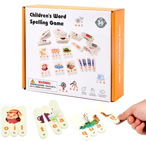Giochi Di Ortografia - Giochi Educativi per Imparare Ortografia e Sviluppo Linguistico,Giocattoli Interattivi Educativi Didattico per Apprendimento Prescolare Sviluppo