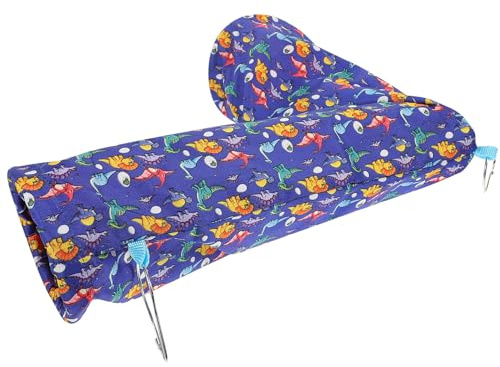DIYEAH Túnel para Esconderse De Hámster y Conejillo De Indias, Túnel De Juego Suave y Cómodo, Tamaño Pequeño, Diseño Amarillo Piña, Adecuado para Jaulas y Espacios para Mascotas Pequeñas