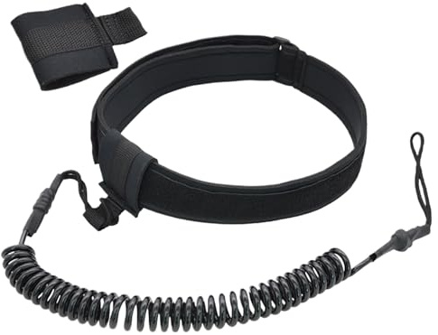 Surfboard Leash | Surf Board - Hardware Straps Attachment Connectors Belt Quick-Release Retractable for Canoeing Trip Surfing Paddleboarding River Fishing Kayaking