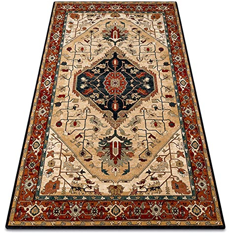 rugsx Wollteppich POLONIA für Wohnzimmer Schlafzimmer rot 235x350 cm